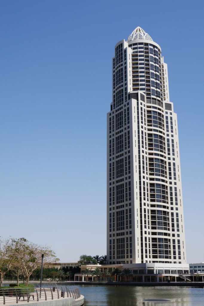 Lakeshore Tower in Jumeirah Lake Towers, Dubai is one of the facilities management clients of Al Thuriah's cleaning and maintenance services company in the UAE