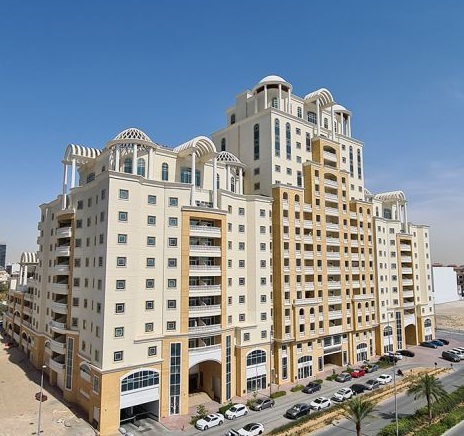 Plaza Residences in JVC Dubai is a facilities management client of Al Thuriah's maintenance and cleaning services company in UAE